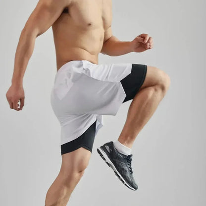 Men's Two-in-one Sports Shorts Summer Running Sportswear