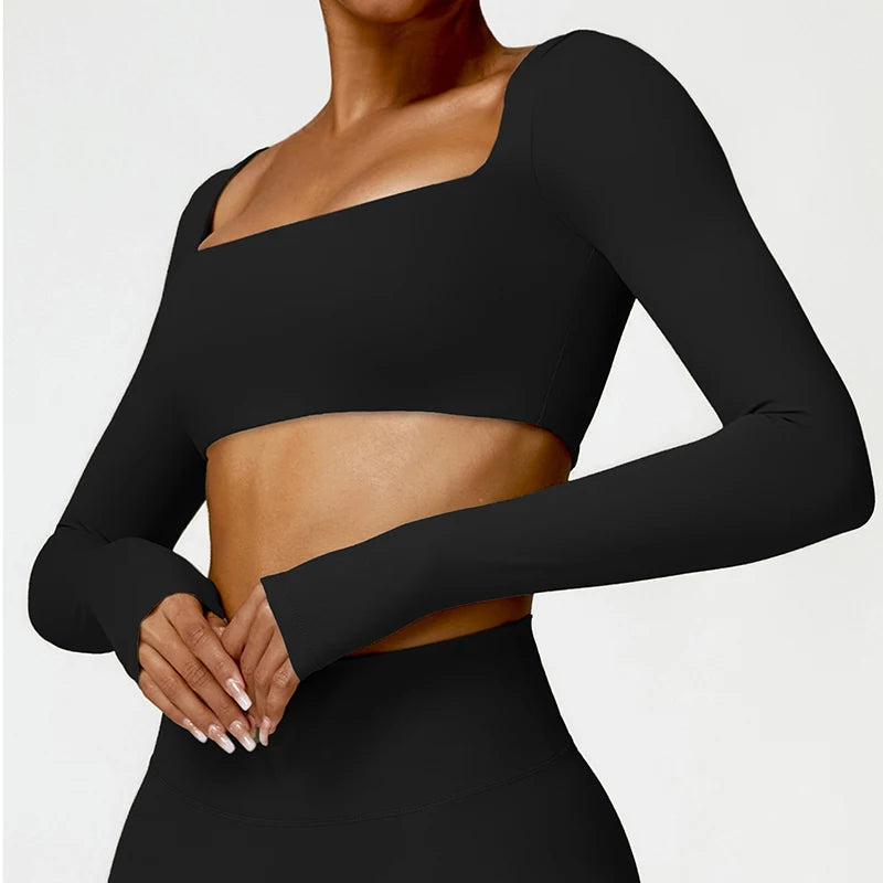 Sports Long sleeved Wear T-shirt Top