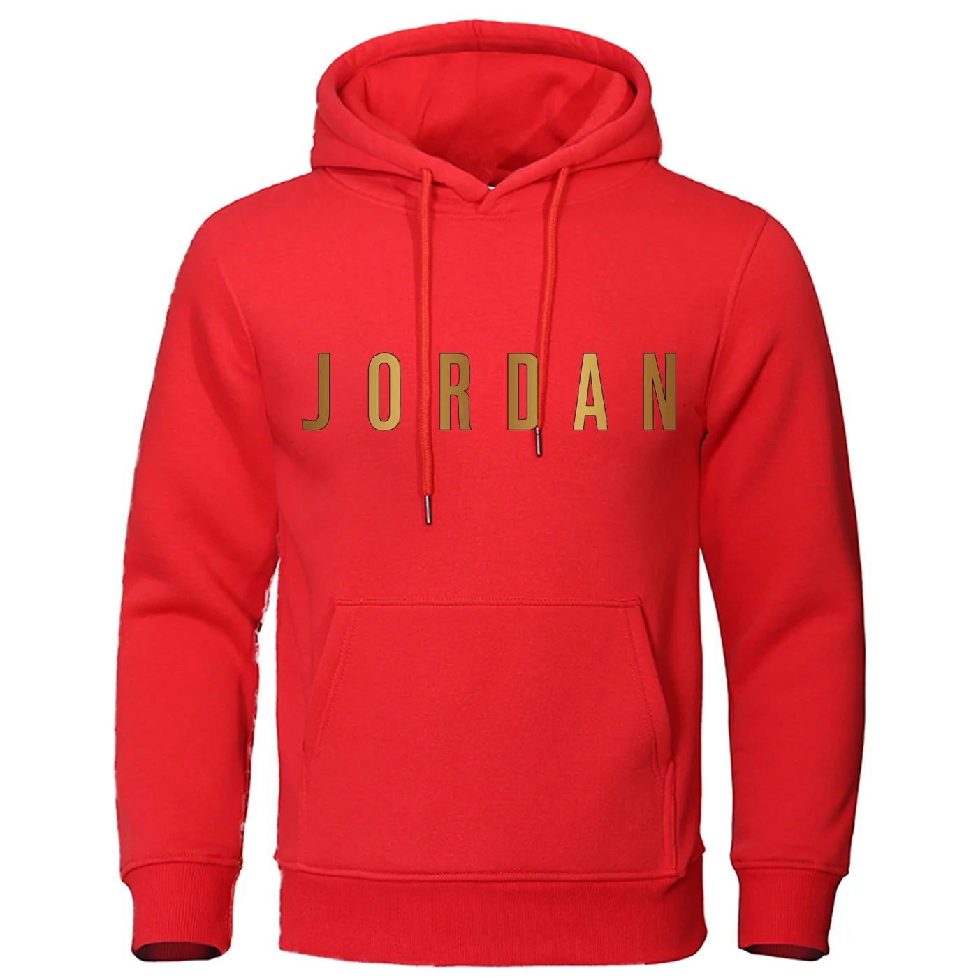 Printed men's hooded loose fashionable versatile sports shirt with pullover