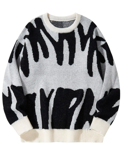 New Sweater Casual Round Neck Pullover