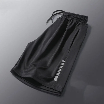 Shorts Men Striped Printing Loose Basketball Sport Shorts