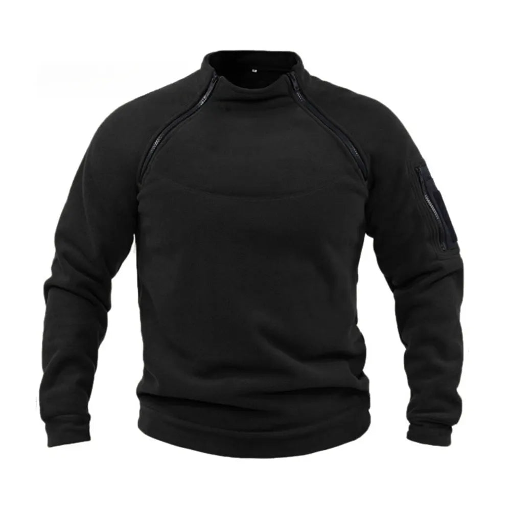 Mens Streetwear Military Sweatshirt Clothing