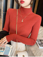 Women Sweater Long Sleeve Casual Slim Pullover