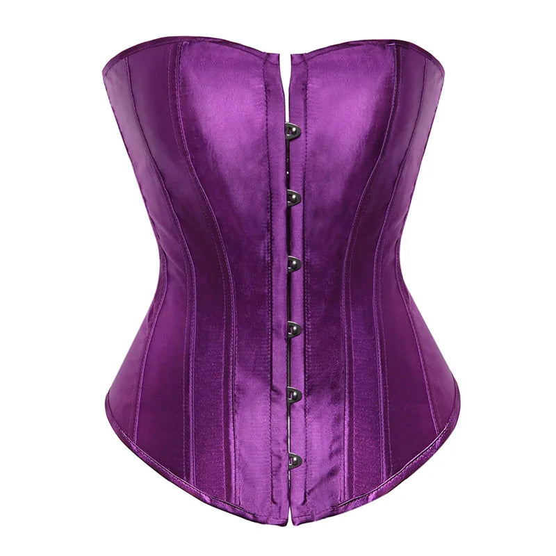 Sexy Corselet Tops Red Black Pink Purple White Gothic Lingerie for Women