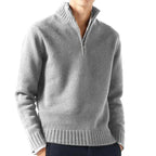 Men Sweaters Knitwear Pullovers Solid Color Long Sleeved Sweater Male Casual Daily Warm Coats