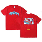 New T Shirt Men Women Jack T-Shirts Wish You Were Here Tour Letter Print Tops Brown