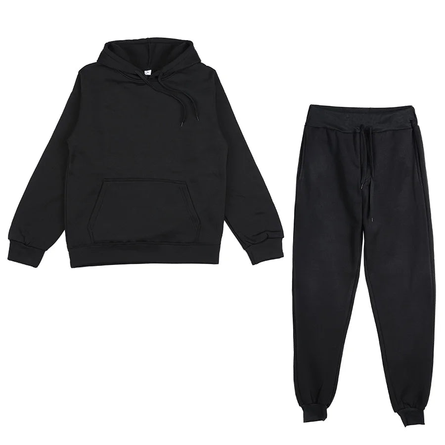 Women's Hooded Sweatshirt And Pants