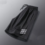 Shorts Men Striped Printing Loose Basketball Sport Shorts