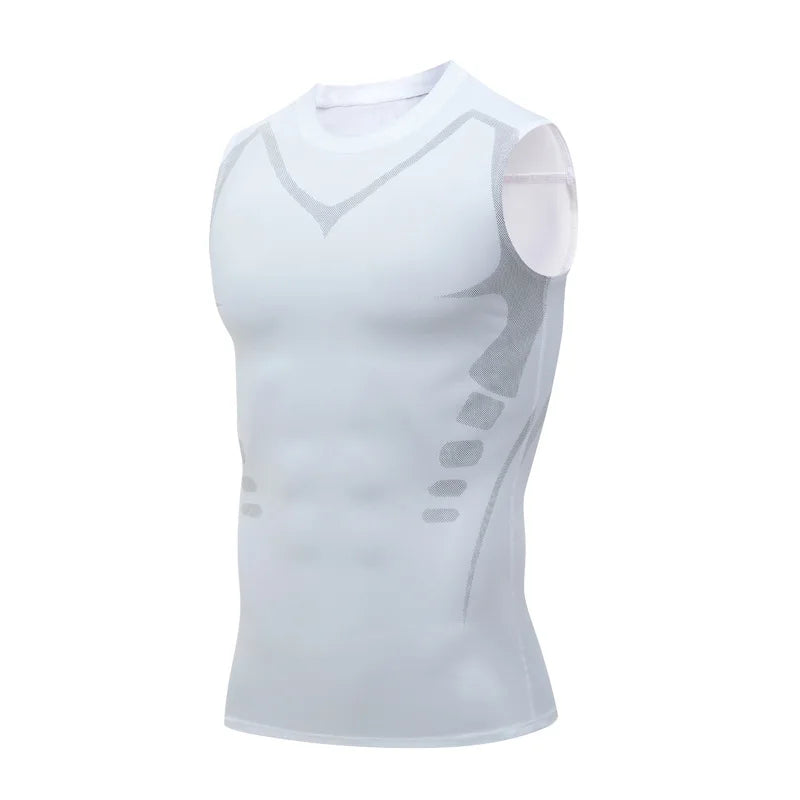 Men's Running Short-sleeved Ice Silk T-shirt