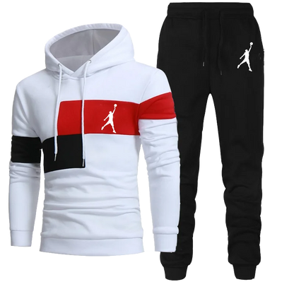 Men's Tracksuit Hooded Sweatshirts and Jogger Pants High Quality
