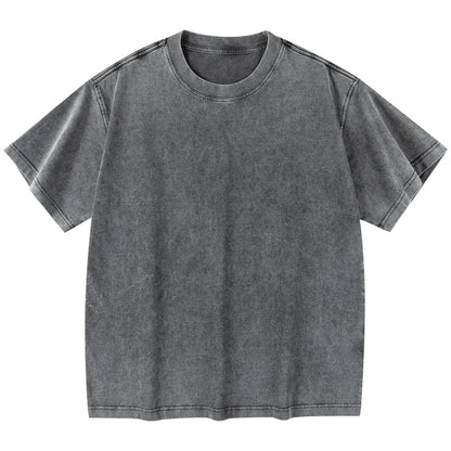 Men's Women Vintage T-Shirts Street Hip Hop Casual Cotton Short Sleeve