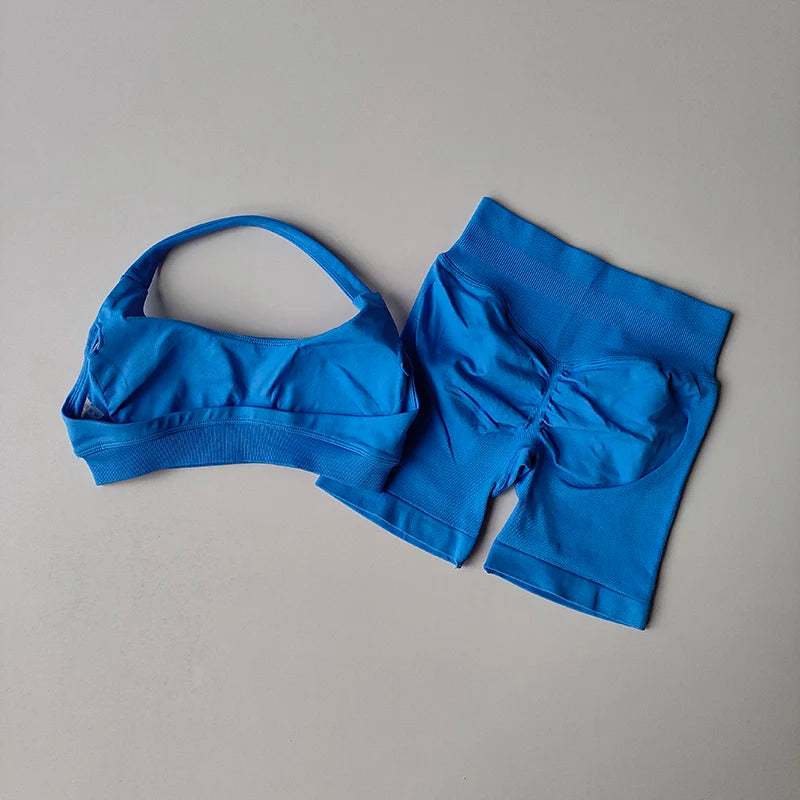 Women's Sports Bras Shorts set