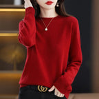 Women Sweater Casual Pulls Jumpers Korean Long-sleeved