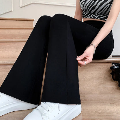 Women Flare Pants Slim High Waist Streetwear Leggings