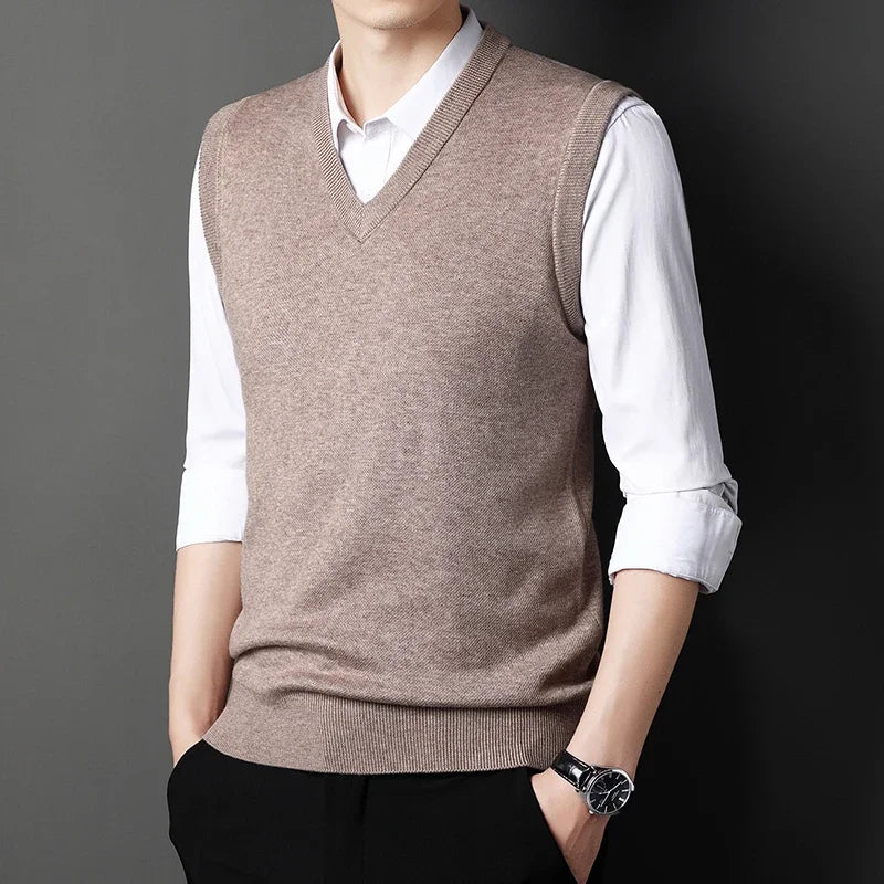 Men's Sweater Vest Casual Fashion Warm Top