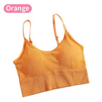 Backless Sportswear Woman Gym Sports Bra Seamless Yoga Vest Bralette