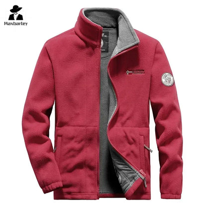New Men Fleece Jacket Pockets Thicken Polar Jackets Cold-Proof Overcoat Plus Size Women Coat Winter Windbreaker Jackets For Men