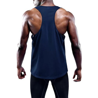 Men Summer Sport Gym Vest Quick Dry Sleeveless Shirt