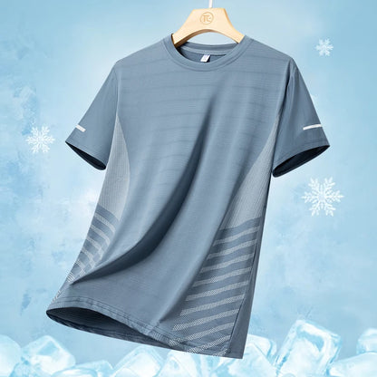 Running T-shirt Men Fitness Sports T-shirt 5XL