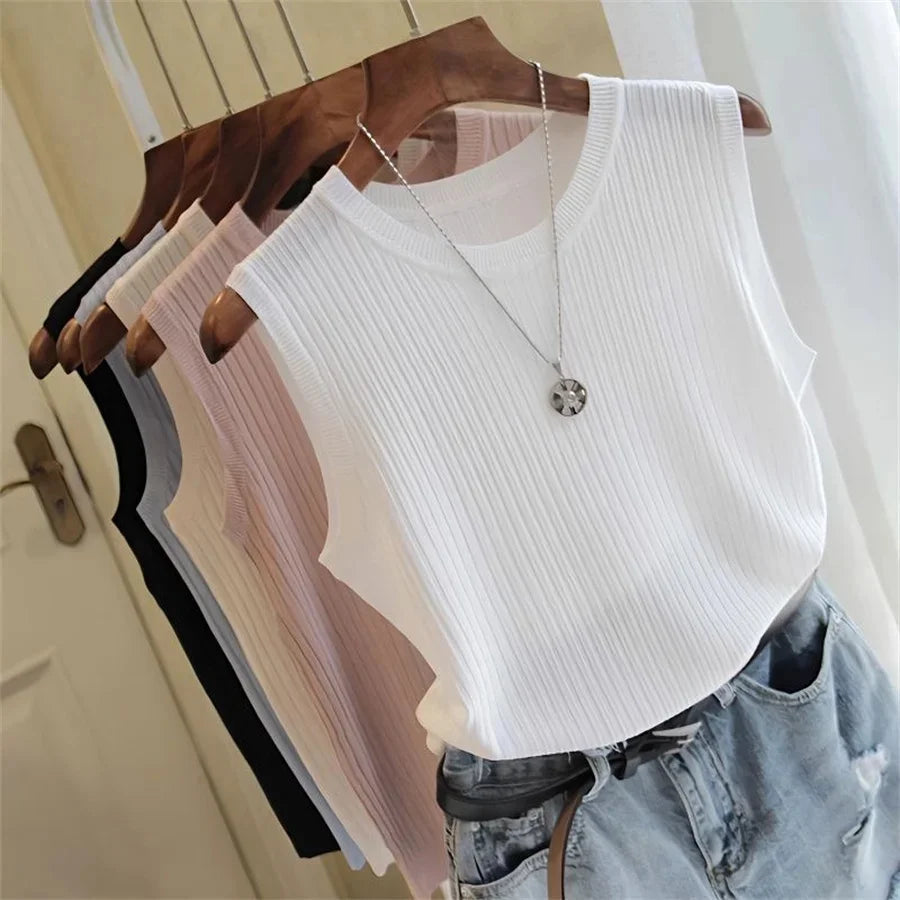 Summer Sleeveless Blouse for Women