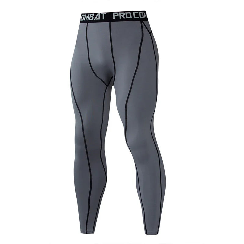 Mens Quick Dry Fit Legging Fitness Training  Pants