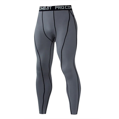 Mens Quick Dry Fit Legging Fitness Training  Pants