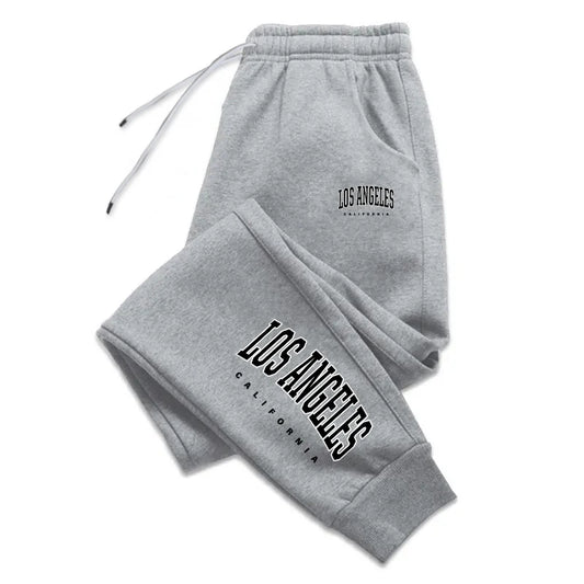 Los Angeles Womens Mens Sweatpants Elastic waist Casual Outdoors Jogging Pants