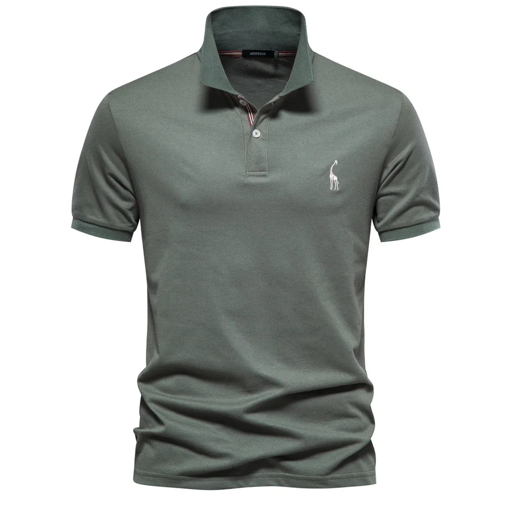 Men's Polo Shirts Cotton for Men Short Sleeve High Quantity