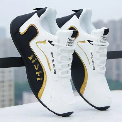 Men's Leather Waterproof Sneakers Casual Sports Shoes