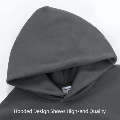 Men Thickened Tight Polar Fleece Pullover Hoodie