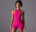 sports back jumpsuit yoga suit tight fitting running fitness suit