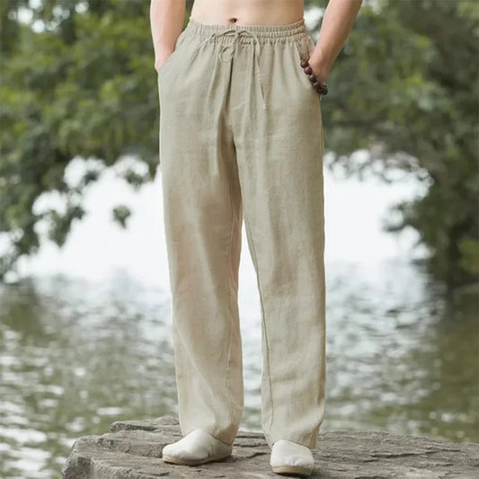 Men's Beach Pants  Streetwear Cotton Sweatpants