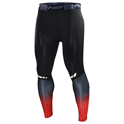 Mens Quick Dry Fit Legging Fitness Training  Pants