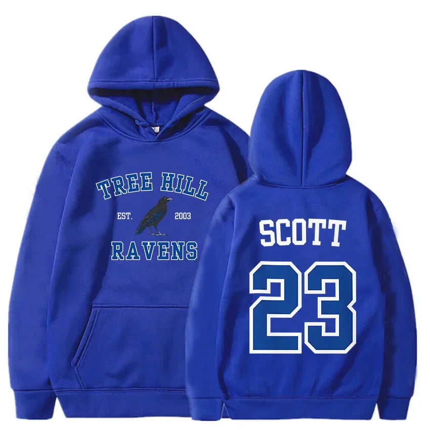 Women Hoodies T with Pocket Keith Scott
