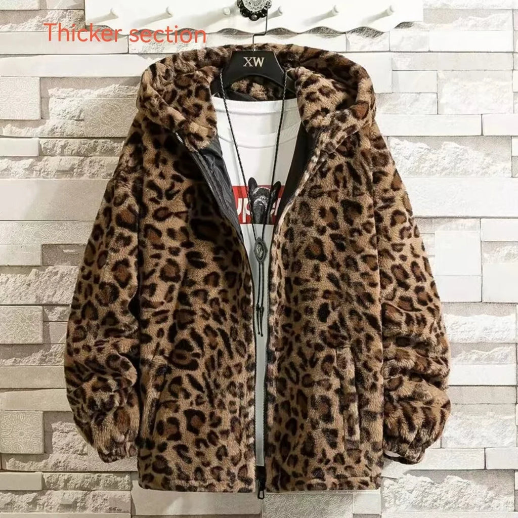 Print Jacket Loose and Comfortable Cotton-padded Jacket Fashion Men's and Women's