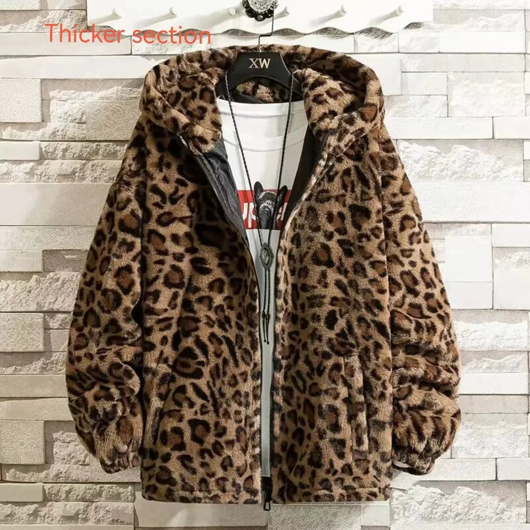 Print Jacket Loose and Comfortable Cotton-padded Jacket Fashion Men's and Women's