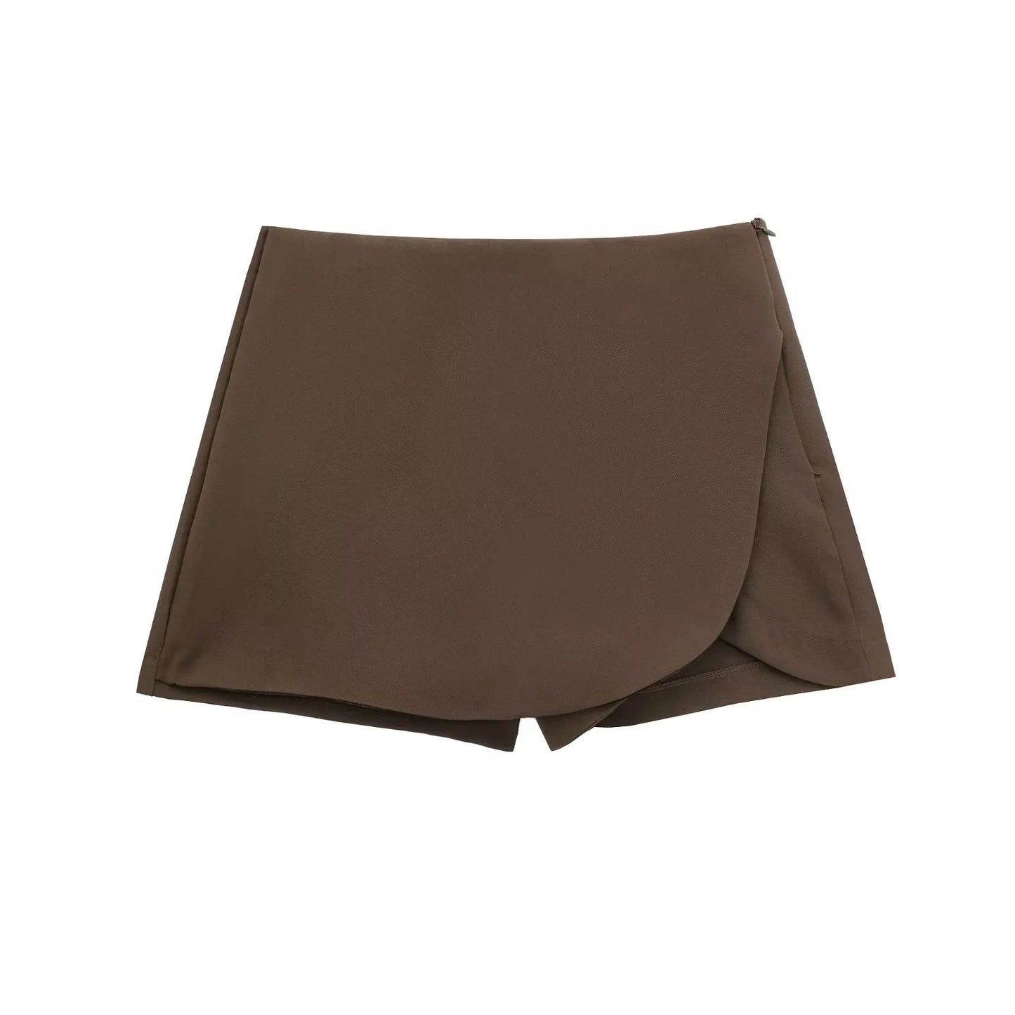 Women's Skirt Pants Mini Skirt Shorts Asymmetric Casual Off White