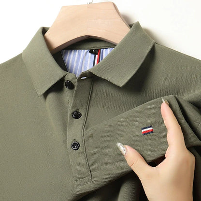 Men's Casual Fashion Polo Shirt Breathable and Comfortable Top