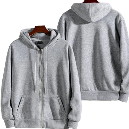 Zipper Hoodies Men's New Long Sleeve Hooded Sweatshirt