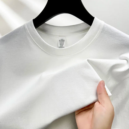 summer high-end brand men's short sleeve round neck fashionable style