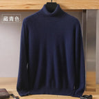 Men's Sweater High Winter New Tops Long Sleeve High-End Jumpers