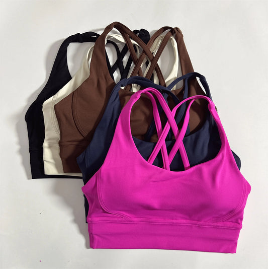 Women Fitness Bra Tights with Chest Pad