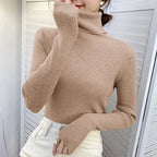 Women Sweater Knitted Soft Pullovers Cashmere