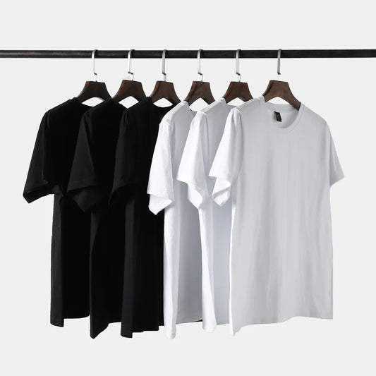 2025 Brand New Men's T Shirt Cotton High Quality Short Sleeve