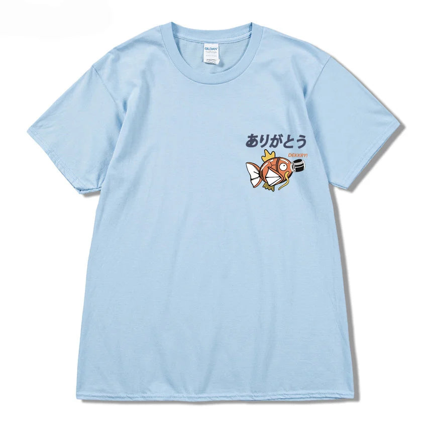 Men's casual comfortable cotton short sleeve T-shirt