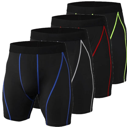 Men's Summer Skinny Tights Quick Dry Male Training Sport Shorts Jogging Gym Fitness Running Short Pants
