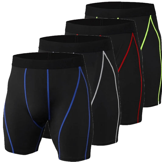 Men's Summer Skinny Tights Quick Dry Male Training Sport Shorts Jogging Gym Fitness Running Short Pants