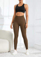High Waisted Seamless Yoga Leggings