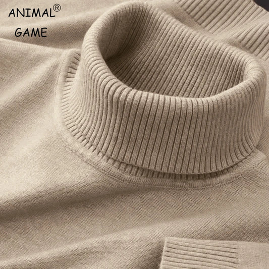 New Mens Sweaters Solid Color business Tops
