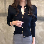 2025 Long Sleeve Fashion Women Cardigans Sweater Knitted Coat